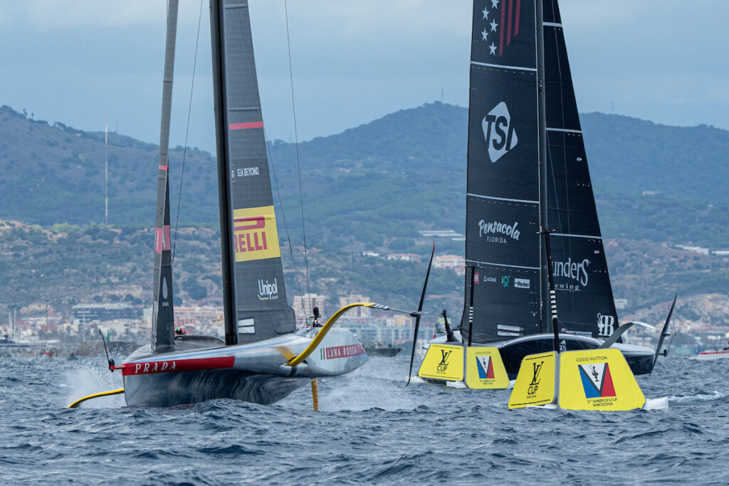 American Magic and Luna Rossa