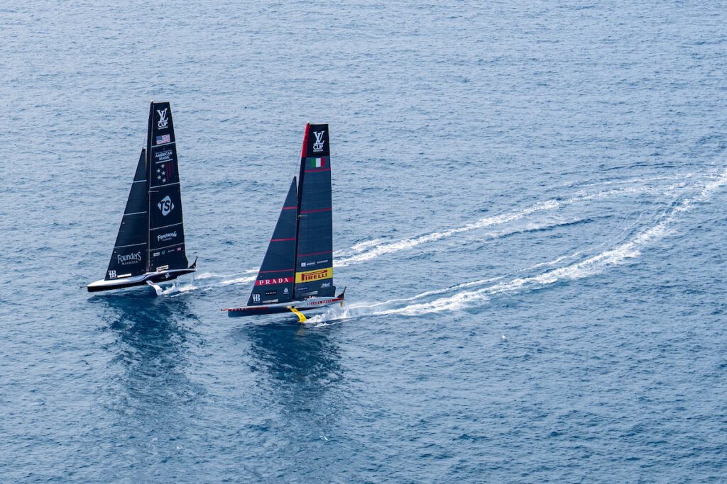 American Magic and Luna Rossa