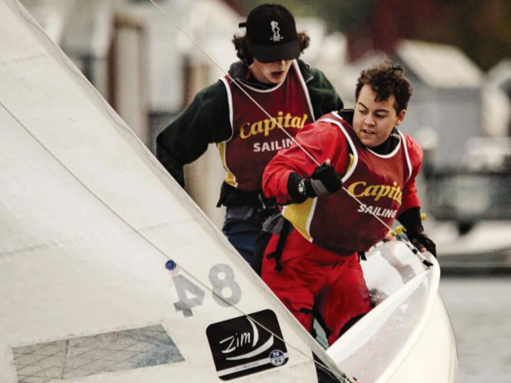 Skipper Daniel Roberts and crew Avian de Keizer Mendoza